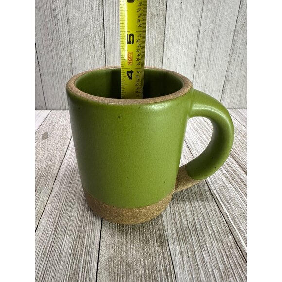 Vtg Style East Fork Pottery Mug Fiddlehead Green Retired Color 4.25" Tall Set 2 - Picture 7 of 10